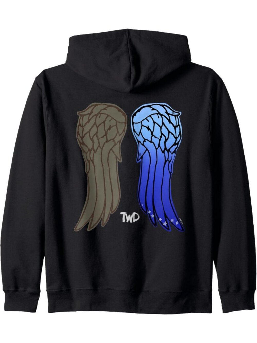 Stylish Zip Hoodie with Wings Design | Cozy & Trendy Casual Wear